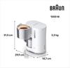 Coffee Maker Braun KF 1505 WH PurShine