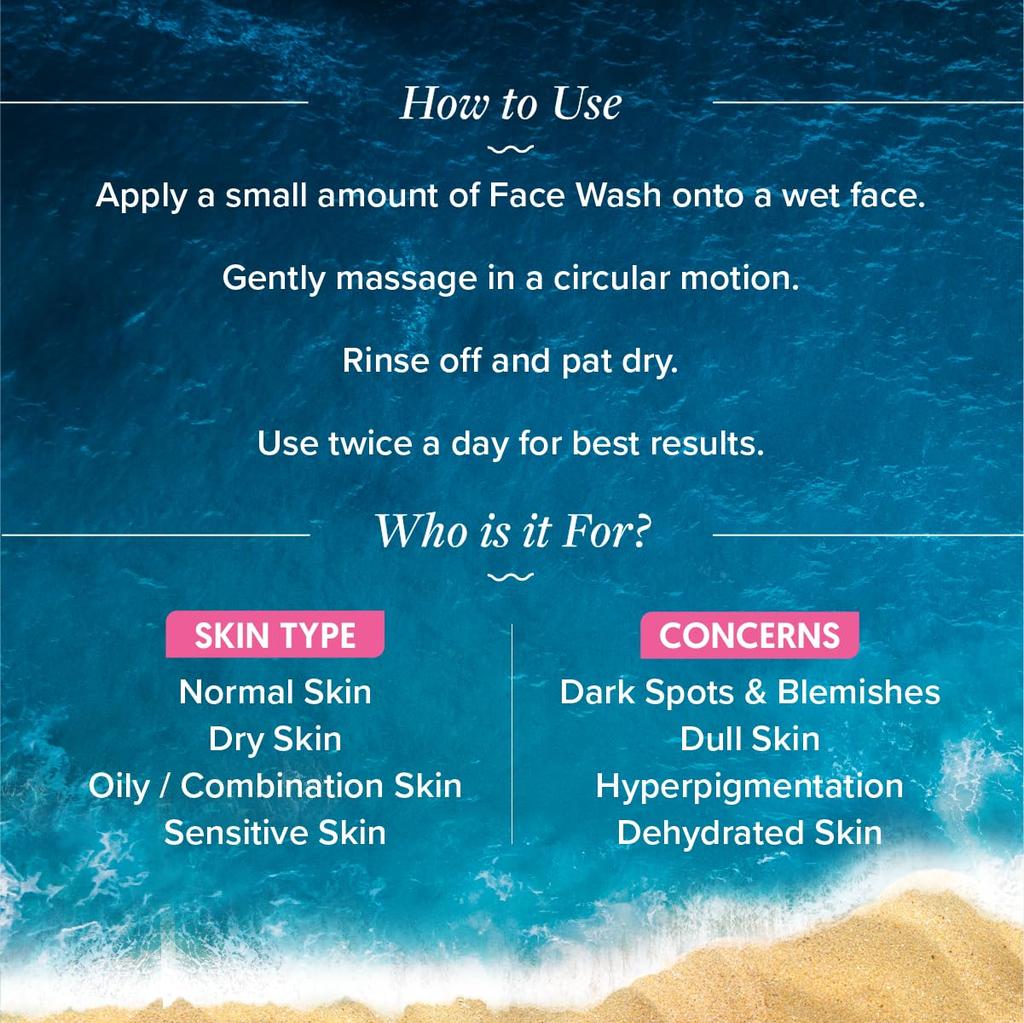 Aqualogica Radiance+ Smoothie Gesichtsreiniger 100 ml Sanfter Schaumreiniger für tägliches Strahlen, glatte Textur und ausgewogene Feuchtigkeit