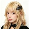 Xiaobudian 2Pcs Gothic Dark Style Hairpins, Hair Pins for Bangs, Skeleton Hand Bone Clips Halloween Cosplay Photography Props
