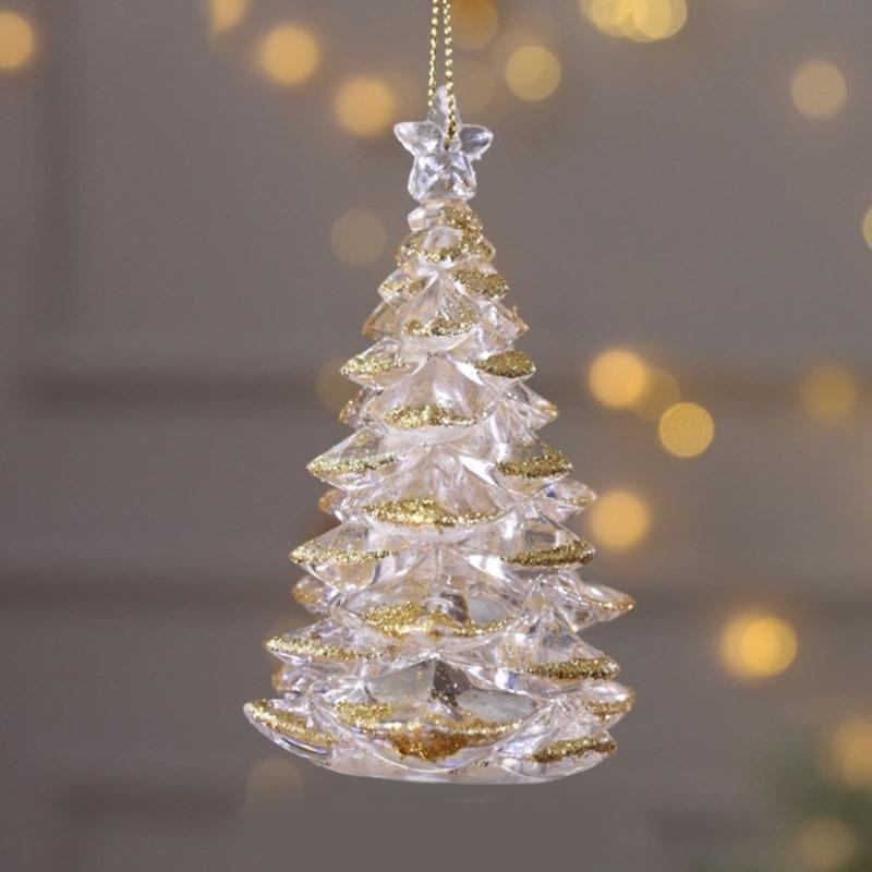 Festivale Crystal Hanging Ornament Luxurious Acrylic Christmas Hanging Decoration For Holiday Ambianc Enhancers