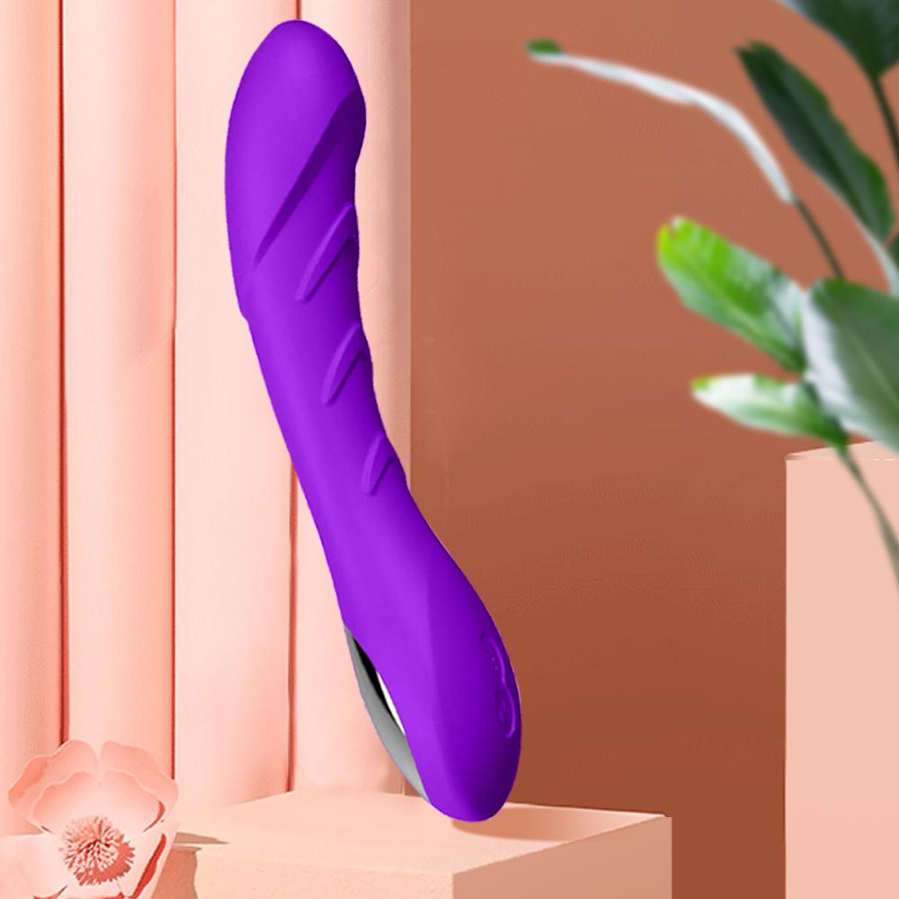 POMFW G-Spot Dildo Vibrator For Kvinner Klitoris Stimulator Myk Silikon Realistiske Vibratorer Sexy Leker Kvinne