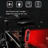 Bike Camera with 1080P HD 150 Wide Angle Motorcycle Rearview Recorder APP IPX6 Waterproof Bicycle Riding Safety Video Camera Taillight, Camera,