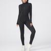 Zipper Jumpsuit: Slimming Long Sleeve Yoga & Fitness Wear