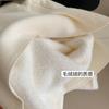[Integrated fleece] Autumn and winter semi-turtleneck fleece thickened sweater women's warm inner with solid color shirt ins