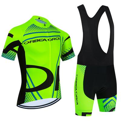 Green Bike Maillot Team  Bibs Shorts Set Men Women Summer Breathable Ropa Ciclismo MTB Bicycle Clothing 2026 Summer Breathable Cycling Suit Set