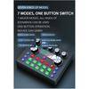 1x Black Mini Bluetooth Audio Music Mixer Sound Mixing Console Amplifier Studio