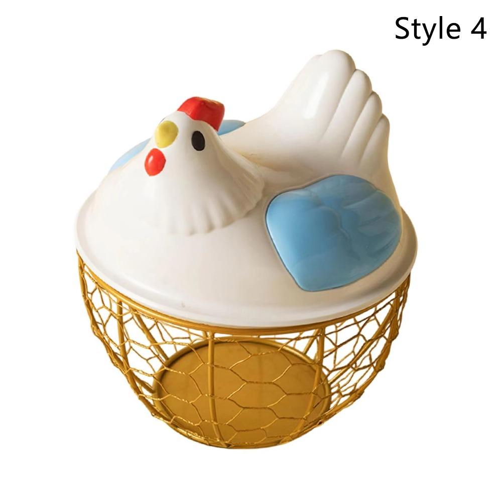 1Pcs Portable Egg Storage Basket Iron Egg Holder Durable Kitchen Organizer