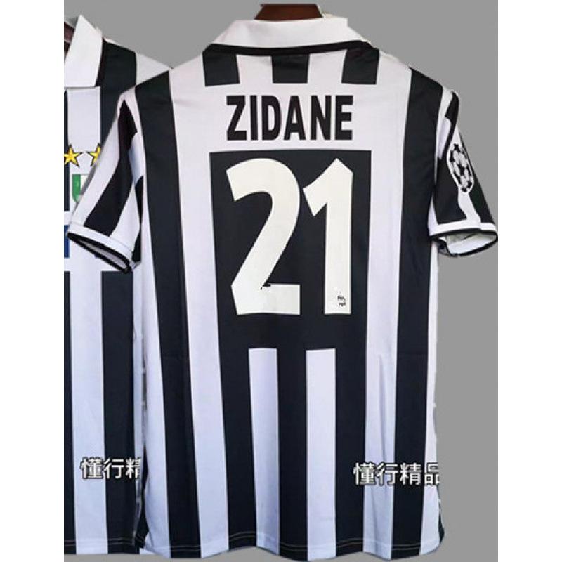 Retro football jersey classic nostalgic replica Thai jersey Champions League game training jersey short-sleeved sportswear S
