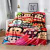 P-Paul Frank-k Flannel Portable Blanket for Children's Picnic in Living Room Bedroom Sofa Bed Ideal Birthday Gift