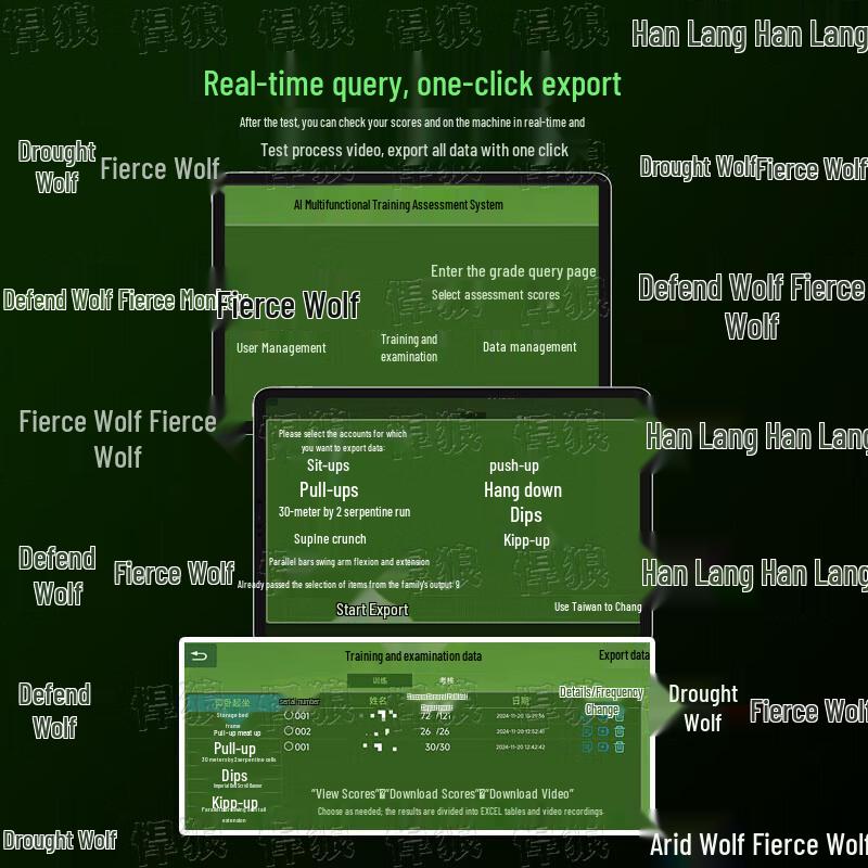 Hunter Wolf Smart AI Fitness Training & Assessment Systems