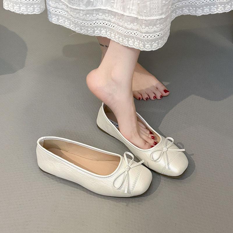 New Style Popular Women's Luxury Shoes Women Retro Suede Flats Split Hoof Toe Women's Boots Shoes Femme Mary Jeans Zapatos Mujer