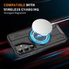 For Samsung Galaxy S25+ Magnetic Case Rotating Ring Kickstand PC + TPU Shockproof Phone Cover