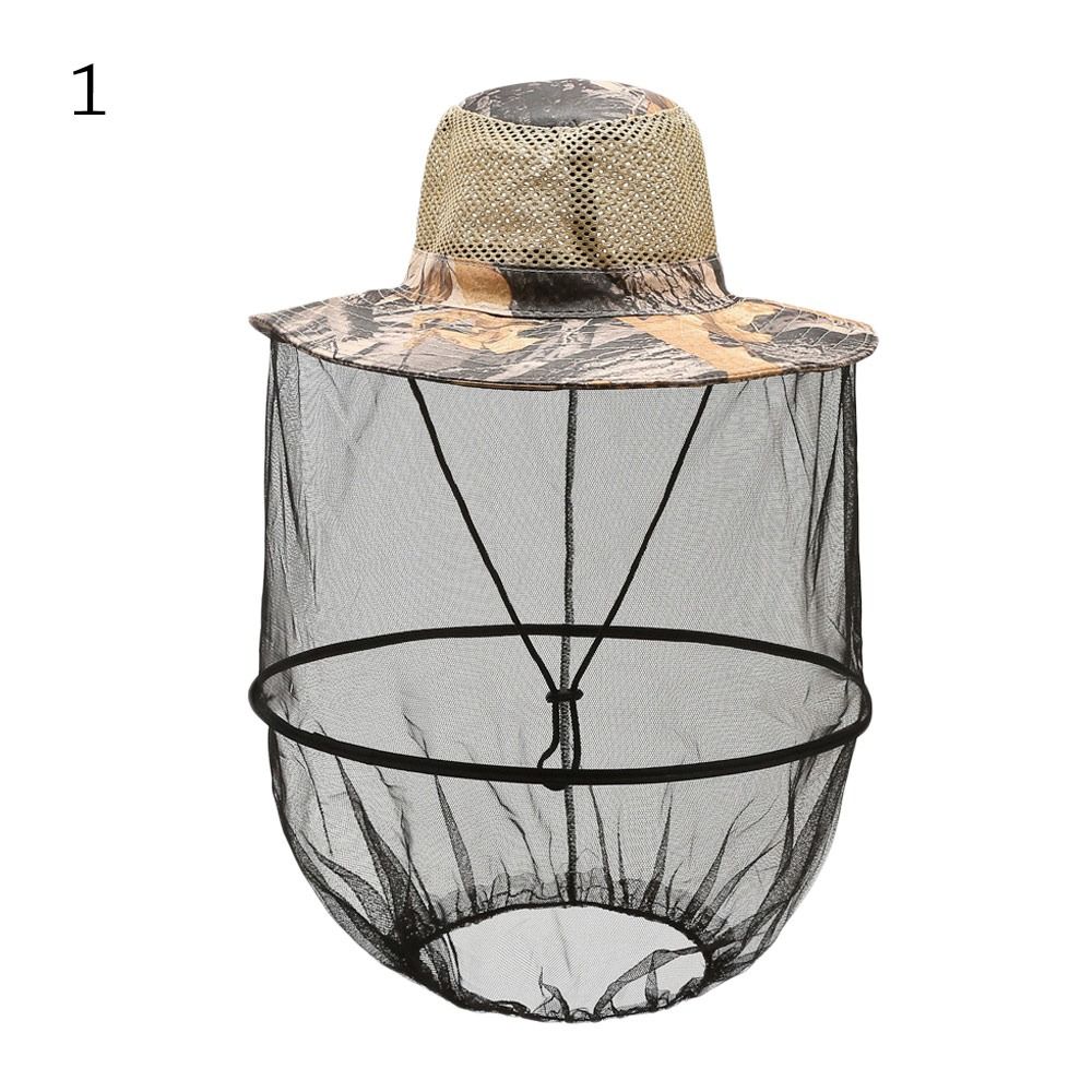 Foldable Fishing Sun Cap Outdoor Sunscreen Insect Proof Cap Summer Bucket Hat  for Men Women