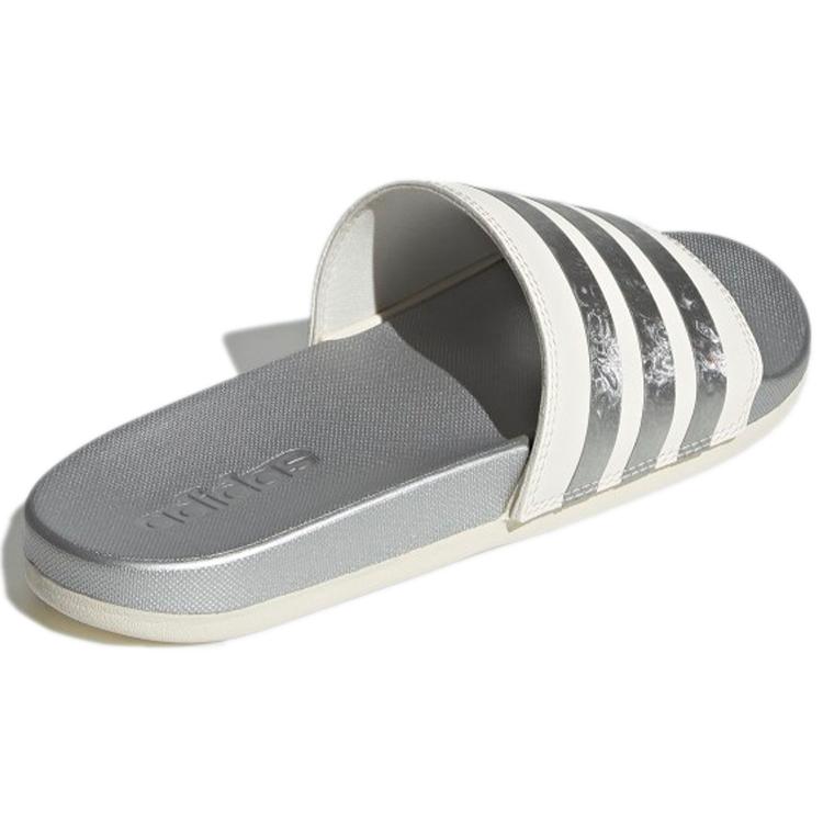 Adidas Adilette Comfort Slide 'White Matte Silver' Women's GW8746