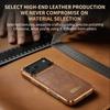 Electroplate Retro Oil Wax Leather Case for iPhone 16 Pro Max 17 Air 15 14 High Transparency Lens Magnetic Charging Phone Cover