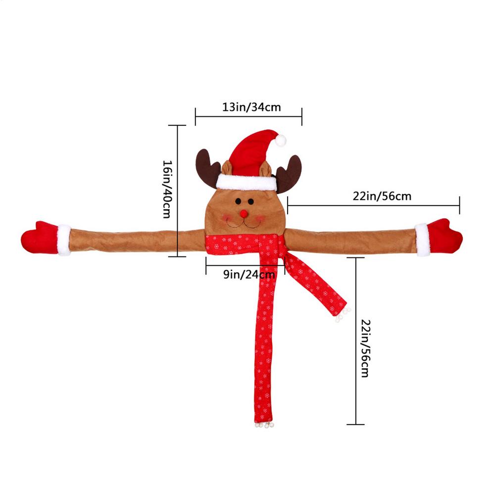 

Christmas Tree Topper Cute Treetop Ornament Decor Christmas Tree Top Ornament For Party Malls Supermarkets Hotels Festivals червоний