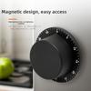 Loud Alarm Mechanical Kitchen Timer with Stainless Steel Base and Magnetic Suction for Cooking and Multi Purpose Use
