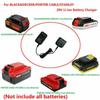 20V Lithium Battery Charger Max Output 500mA For Black and Decker Battery LBX20