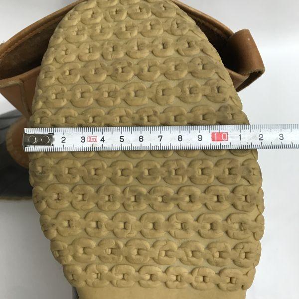 L.L.Bean Maine Hunting Lounger Bean Boots Braun Größe 14 30.0cm(GEBRAUCHT)
