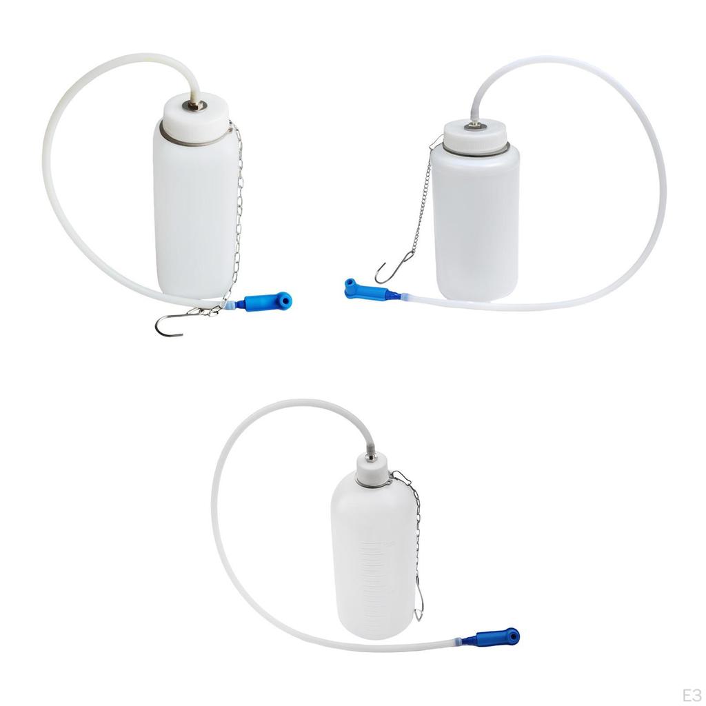 Bremsenentlüftungsflasche 1L Flüssigkeitsentlüftung mit Aufhängehaken für Fahrzeug