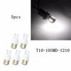 5 Штук 10SMD 1210 194 168 192 W5w SMD Купольні Індексні Автомобільні Світлодіодні Лампочки Клин Біле Світло DC12V Авто Сигнал Стоп-Світло