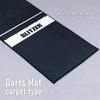 BLITZER Dart Carpet Black Scratch Slim Compatible with Dart Stand Interior Decor Mat, Type, [Floor Protection, Prevention, 3-Layer Structure] Size,