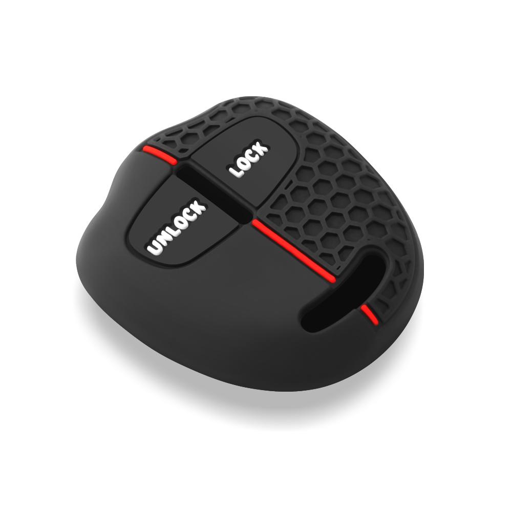 Silikon-Autoschlüsseletui, Schutzhalter, passend für Mitsubishi Triton Pajero Outlander ASX Lancer MIT8 Lama 2008–2012