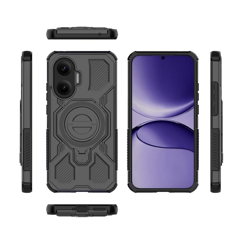 Magnetic Wireless Charge Cover For Xiaomi Poco F7 X7 Pro F7 Ultra Phone Holder Armor Case For Poco F7 Cover For Poco F7 Case