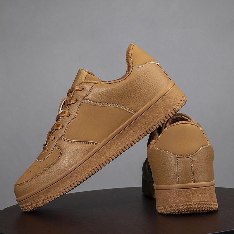 Little White Shoes Men's Shoes Breathable Versatile Sports Casual Couple Board Shoes Large Size Force One Skateboard Shoes
