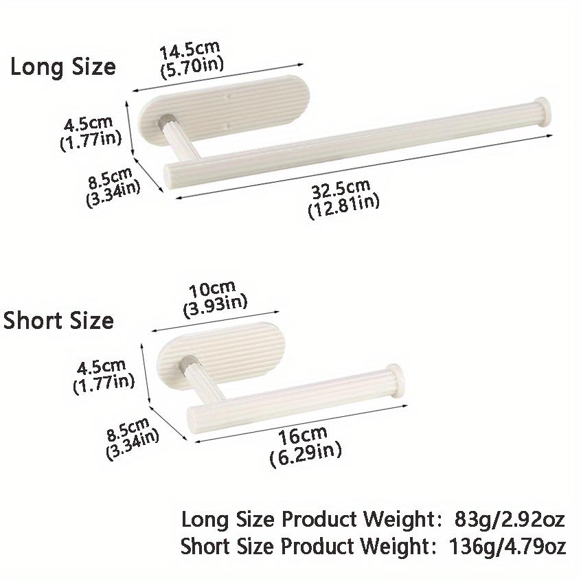 1pc Toilet Paper Holder, Wall Mounted Toilet Paper Roll Holder, No Drilling Required Suitable for Kitchen/bathroom/caravan/washroom