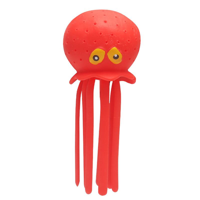 Water absorbing Octopus Baby Bath Toy Sponge Water absorbing Octopus Squeezing Stress reducing Toy Summer Children's Water Toy