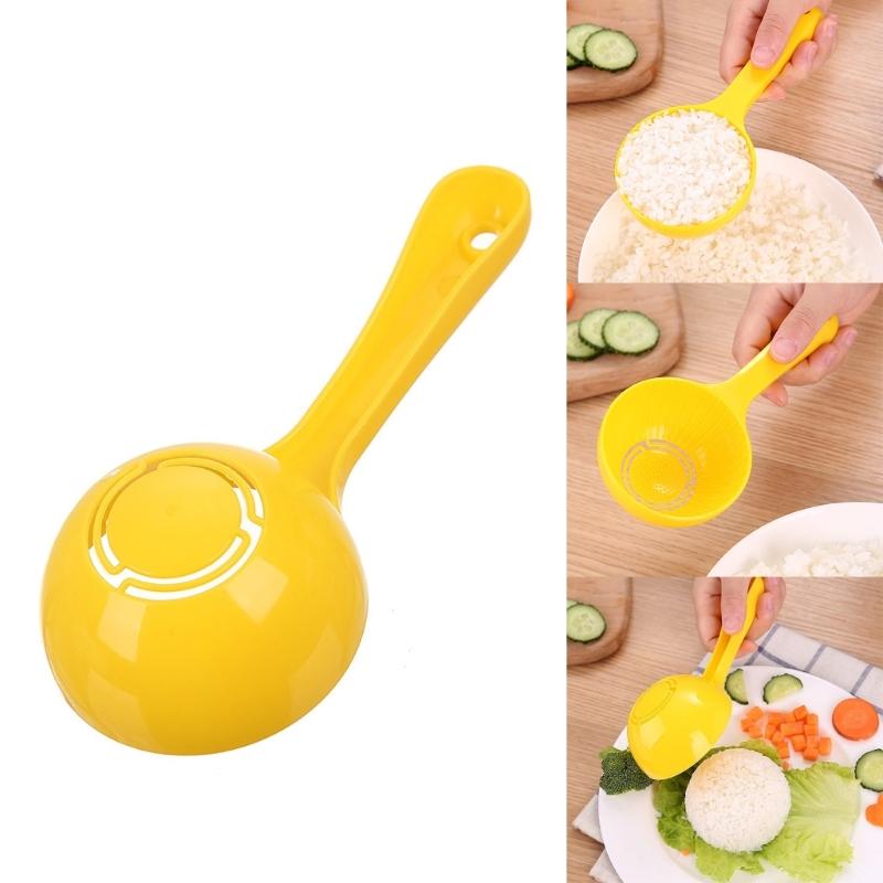 Easy To Use Semi Circle Rice Balls Mold Perfect for Home Cook Professional Half Sphere Rice Spoon Kitchen Accessories