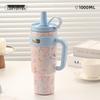 OLOEY 316 Stainless Steel Insulated Straw Tumbler with Ceramic Liner