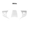 3Pcs Matte Carbon Fiber For Tesla Model Y 3 2017-2024 Car Steering Wheel Panel Cover Trim Stickers Frame Modification Accessorie