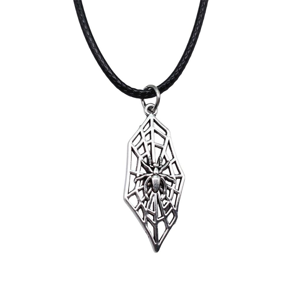 45cm Necklace Leather Chain Big Skull Halloween Kids' Jewelry Materials QN064