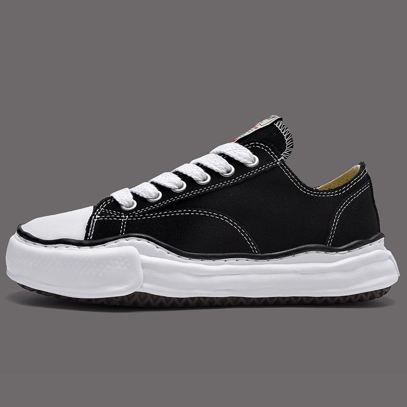 MMY Auflösende Shawn Yue Retro Herren Casual Sneakers, Schwarz-Weiß Karierte Paarschuhe, Yasuhiro Mihara Damen-Sneakers