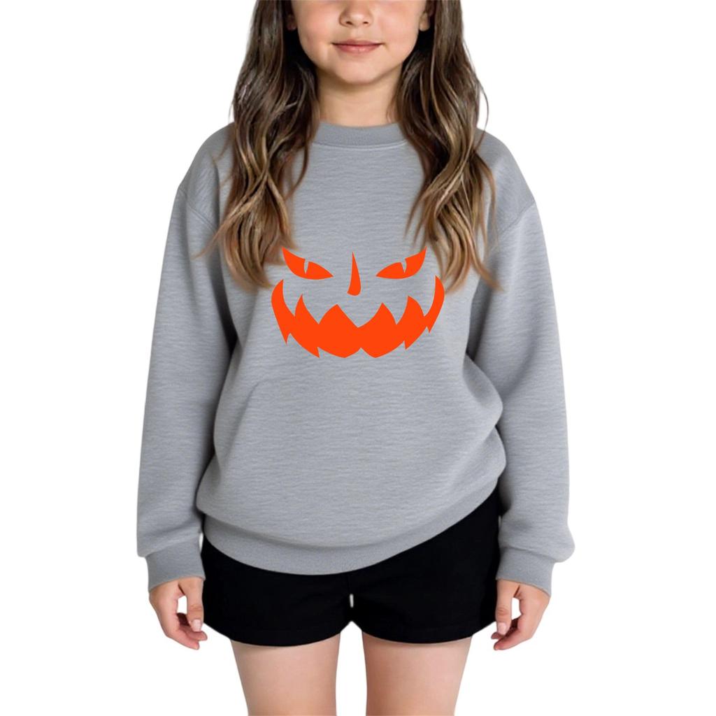 Boys Girls Child Fashion Daily Versatile Casual Crewneck Sweatshirts Daily Long Sleeve Patchwork Top Sweatshirts