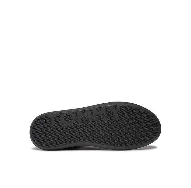 Мужские кроссовки Tommy Hilfiger Essential кожа cupsole fm0fm04921 чёрные