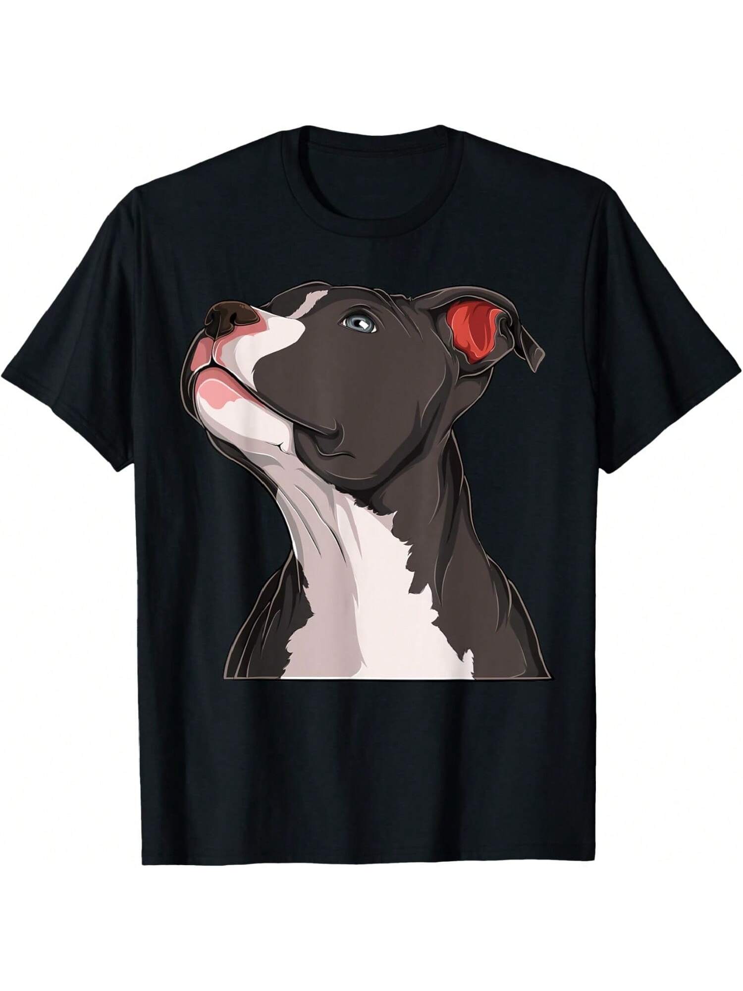 American Pit Bull Pitbull Terrier Dog Head Dog Canine T-Shirt S