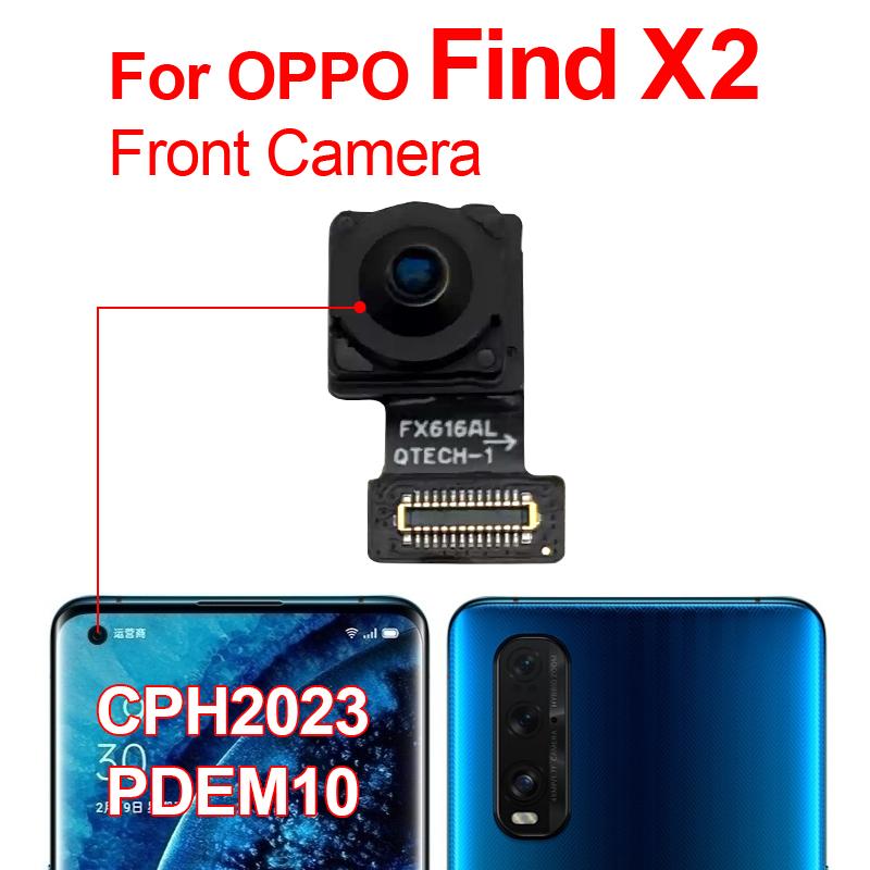 Mobile Phone Find X2 X2 Pro Rear Camera Selfie Front Flex Ribbon Cable Replacement Front Rear Facing Camera for OPPO For OPPO Find X2 Front Camera