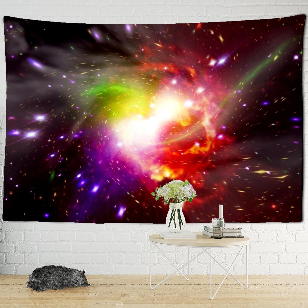 Star Universe Tapestry Wall Hanging Hippie Retro Bohemian Mandala Psychedelic Mysterious Witchcraft Art Home Decor