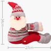 Christmas Santa Claus Tree Topper Ornament Creative Xmas Themed Curtain Tieback Holder Wine Bottle Party Decorations