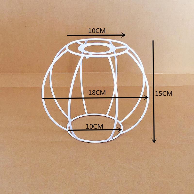 Χειροποίητος Πλαίσιο Αμπαζού Τέχνης με Σχοινί DIY: Στρογγυλά & Τετράγωνα Σιδερένια Εξαρτήματα για Επιτραπέζια Φωτιστικά