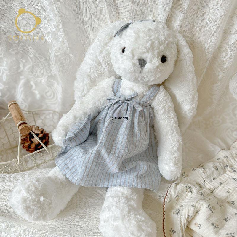 Little Rabbit Plush Doll - Comfort, Hug, and Sleep Toy for Girls