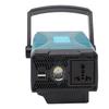 150W Power Converter DC18V to AC110V Sine Wave Inverter with 1 Socket 2 USB A Ports and 1 USB C Port Blue US Plug