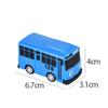 Kinder mini bunte kleine bus schule bus können öffnen die tür schiebe zurück kunststoff spielzeug bus kinder auto spielzeug