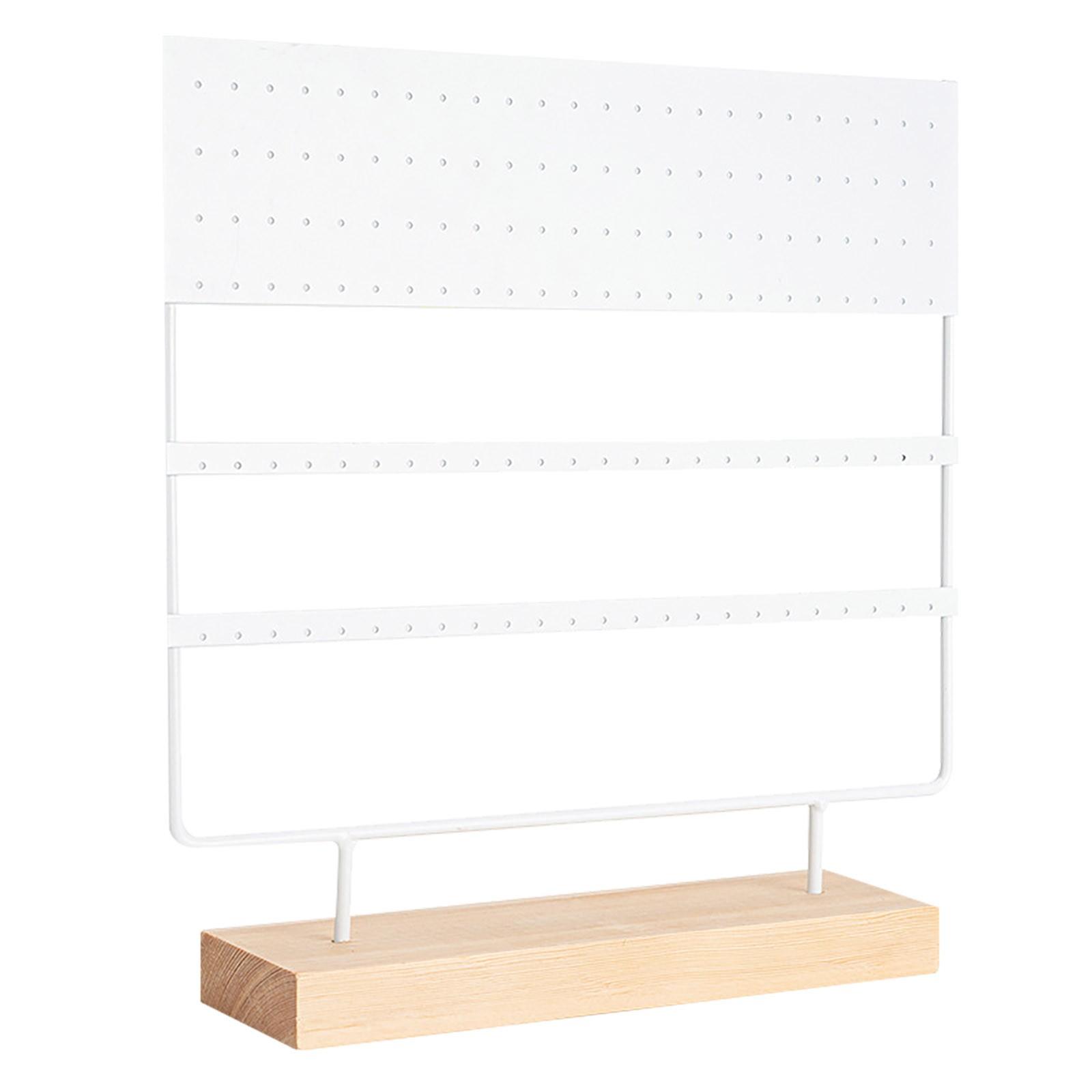 

144-hole jewelry rack A display rack for earrings, earrings, and jewelry белый