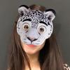Tiger Animal Mask, EVA Material Halloween Party Prop for Festive Dress-Up