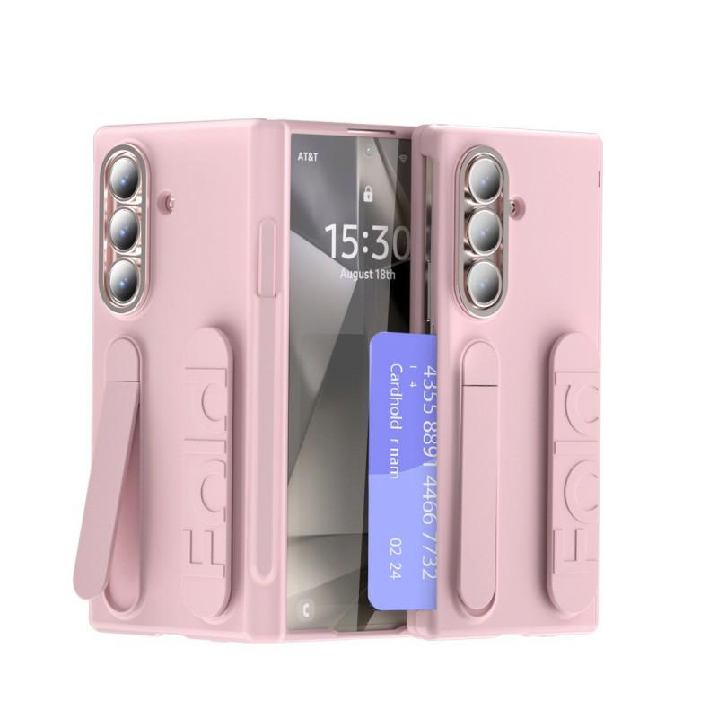 TriFold Phone Case Z Fold 8/7 Card Slot Pen Holder Hinge Protection Full Cover With Screen Protector
