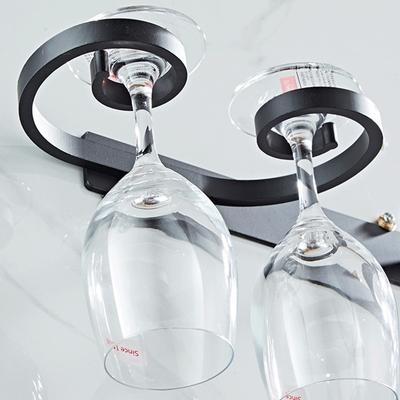 Wine Glass Holder Rack Wall Mount Rack Goblet Hanger Household Aluminum Alloy Kitchen Storage Rack